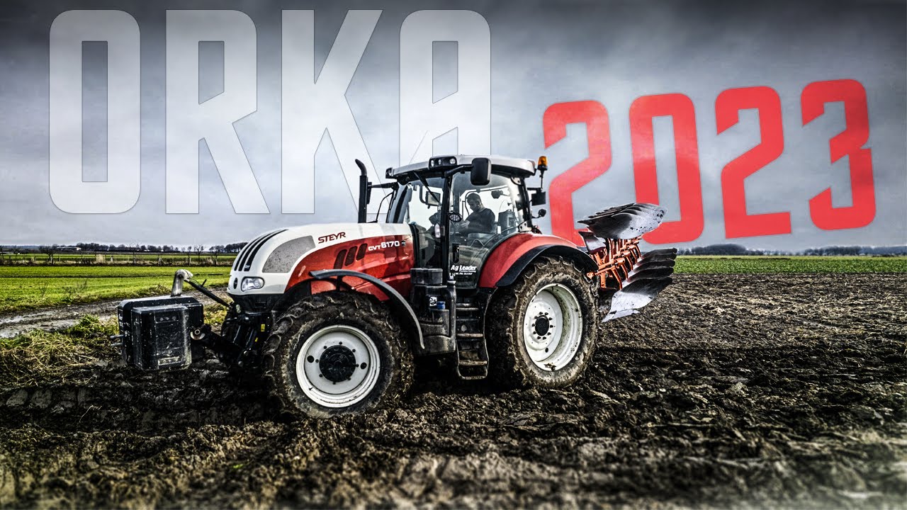 | Zimowa orka 2023 ✔STEYR 6170 CVT ✔KUHN VARI MASTER 153 |