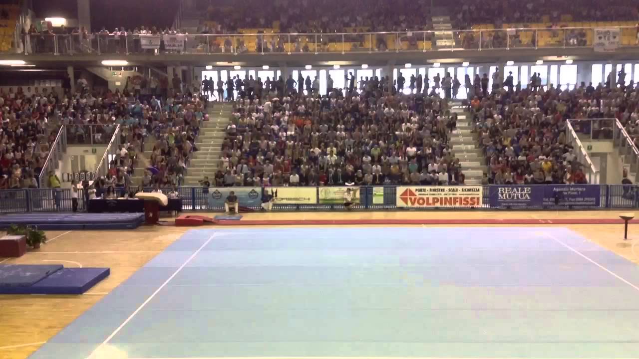 Alessia Leolini , Vigevano 2013 , VT , 1&ordm; salto