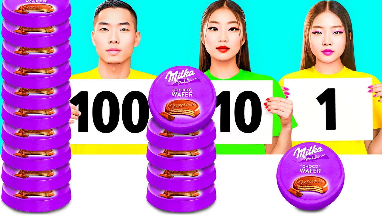 100食品层 挑战 | 廚房與食物的戰鬥 Toon Toon