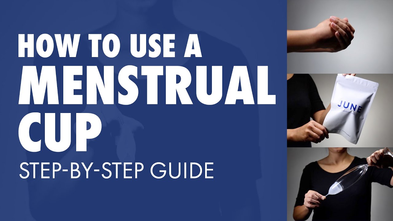 How to insert a MENSTRUAL CUP | Step-by-step Tutorial