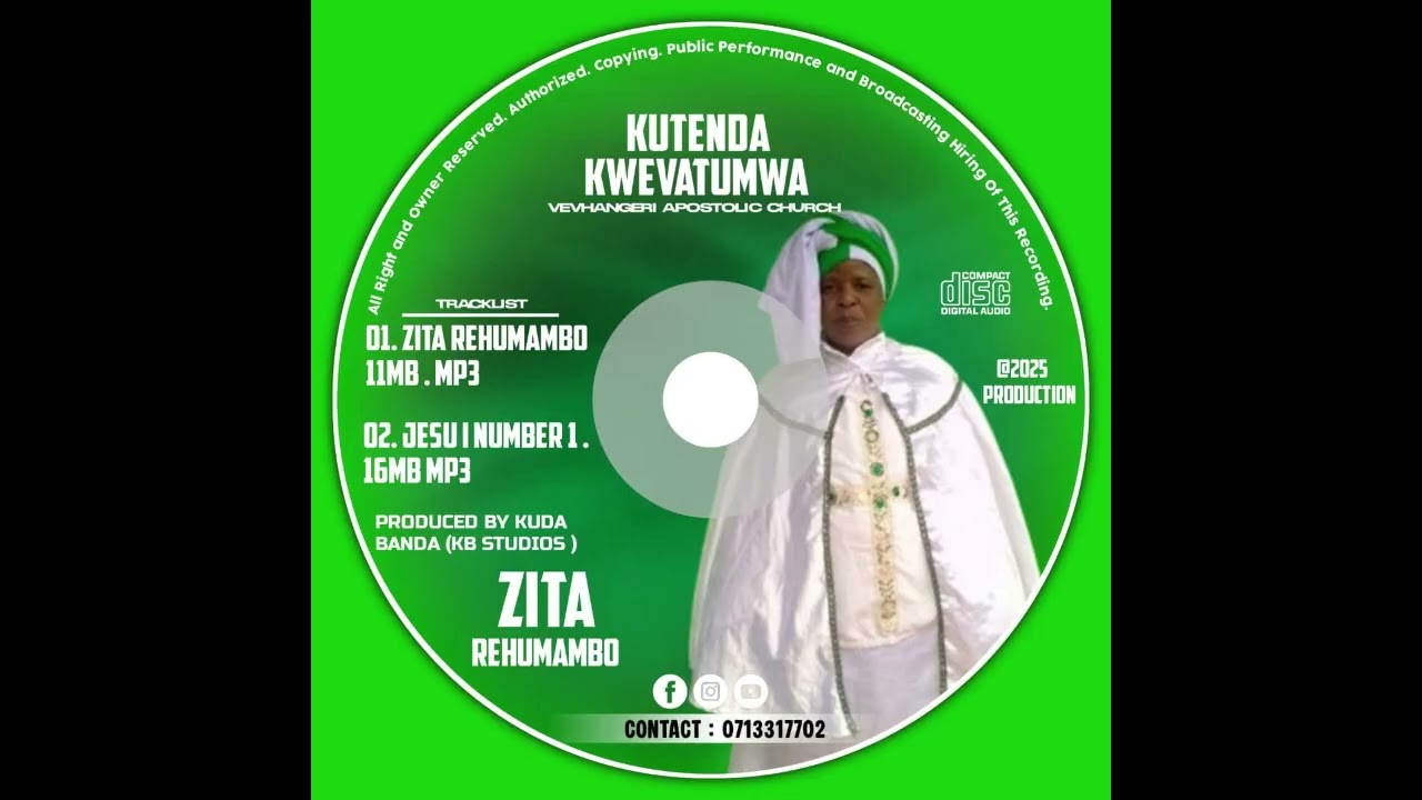 Zita Rehumambo - Kutenda Kwevatumwa Vevhangeri