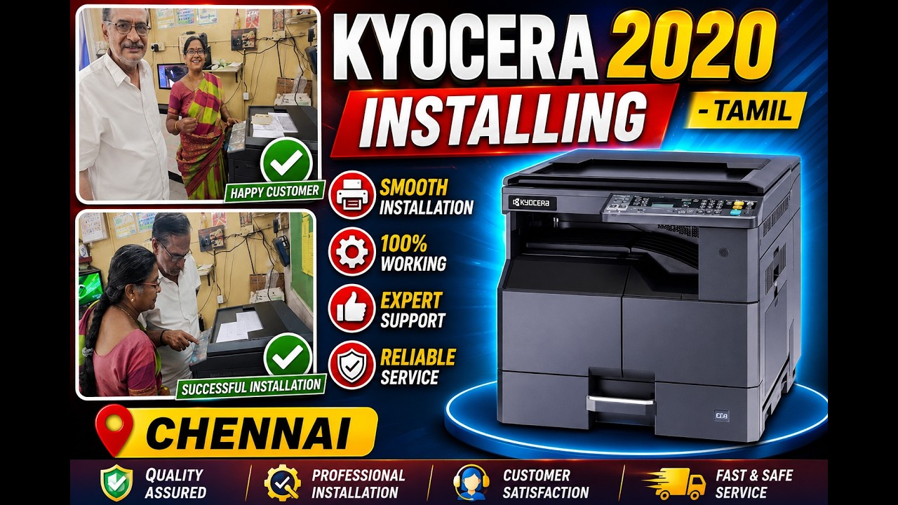 BEST XEROX MACHINE FOR FRESHERS |KYOCERA 2020 BRAND NEW | AVAILBLE | SHIPPING OVERALL TAMILNADU |