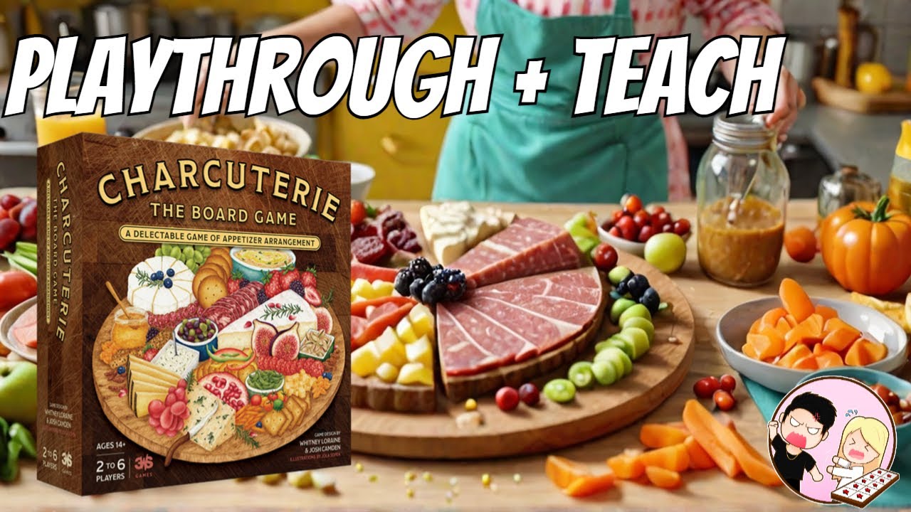 Charcuterie The Board Game Playthrough | Th3rd World Studio Games