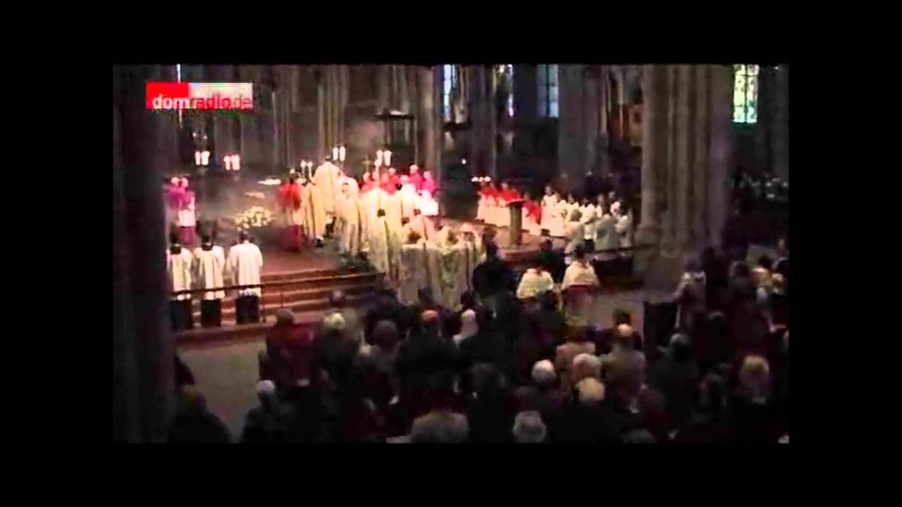 Allerheiligen im Kölner Dom 2012: Einzug