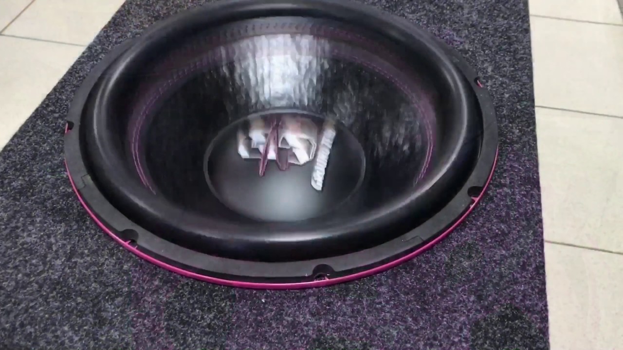 Автозвук. Сабвуфер Ground Zero GZIA12SPL Pink