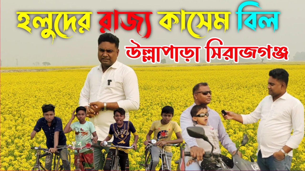 হলুদের রাজ্য। কাসেম বিল। উল্লাপাড়া সিরাজগঞ্জ। kasem bil। Bangla krishi BD
