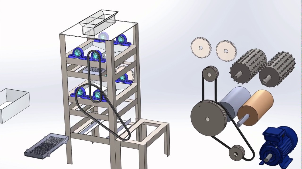 assembly of bone crusher