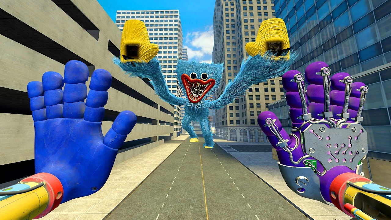 Never go to city: huggy wuggy fond me ! garry's mod