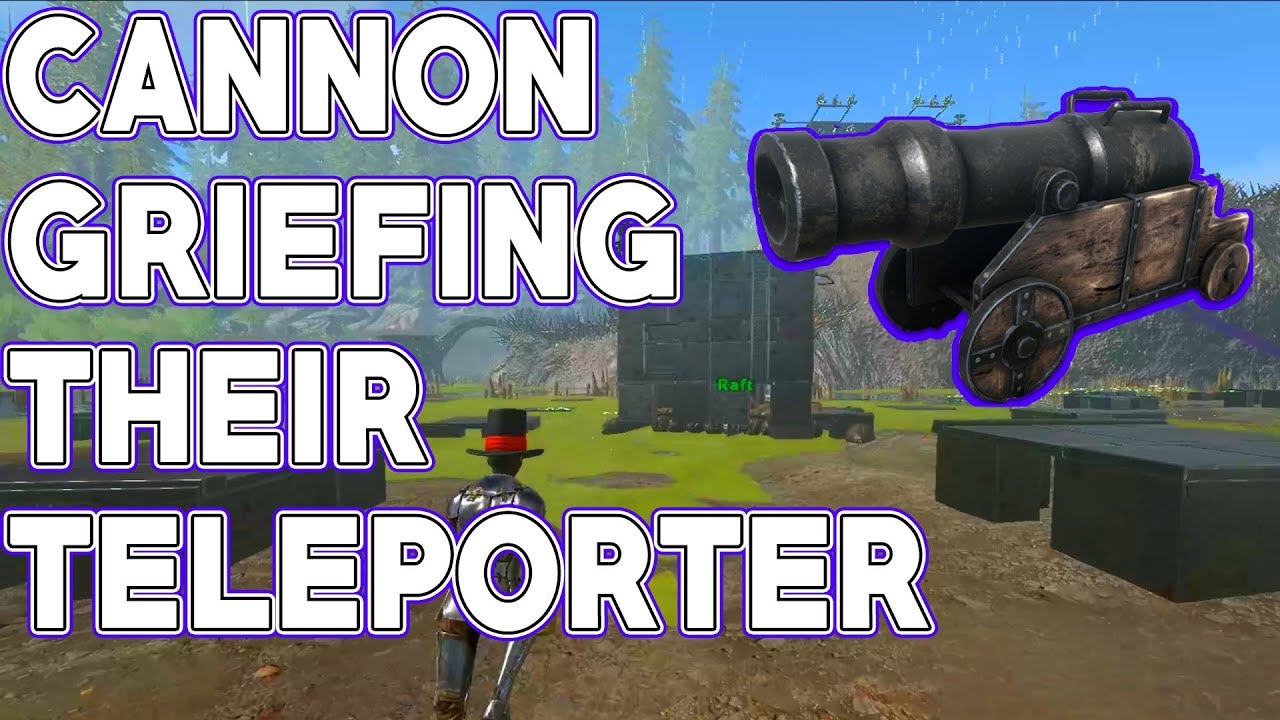 FARMING BULLETS WITH A CANNON ! | Official 6 Man | ARK Survival Evolved Gameplay