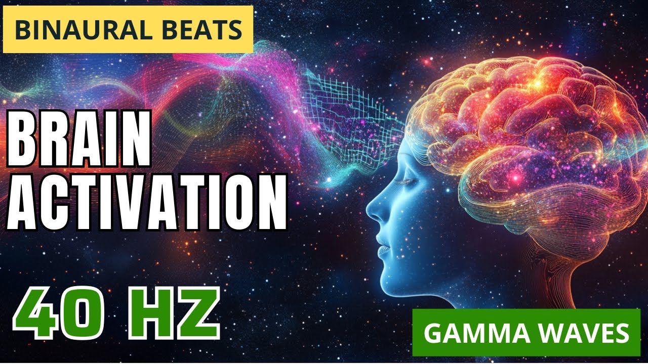🔴 Ondes Binaurales GAMMA - 40 Hz - 2 heures | Augmente la concentration et la clart&eacute; mentale
