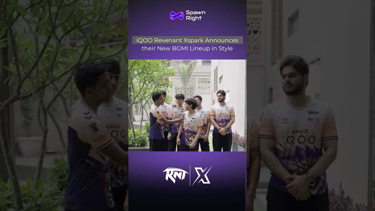 iQOO RNTX New BGMI Lineup Announced