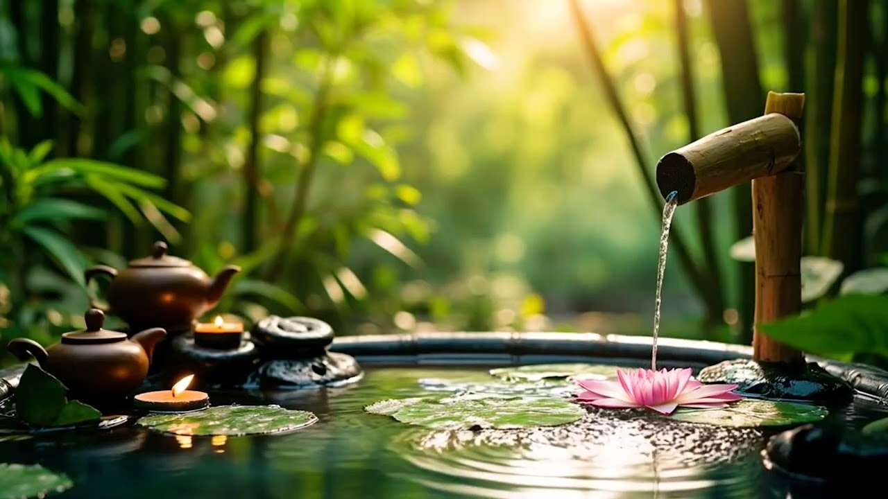 Relaxing Soft Nature Sounds with Water Flow for Deep Relaxation