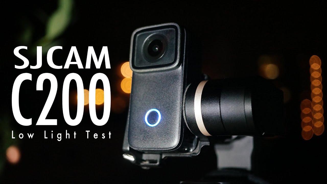 SJCAM C200 Low Light Test