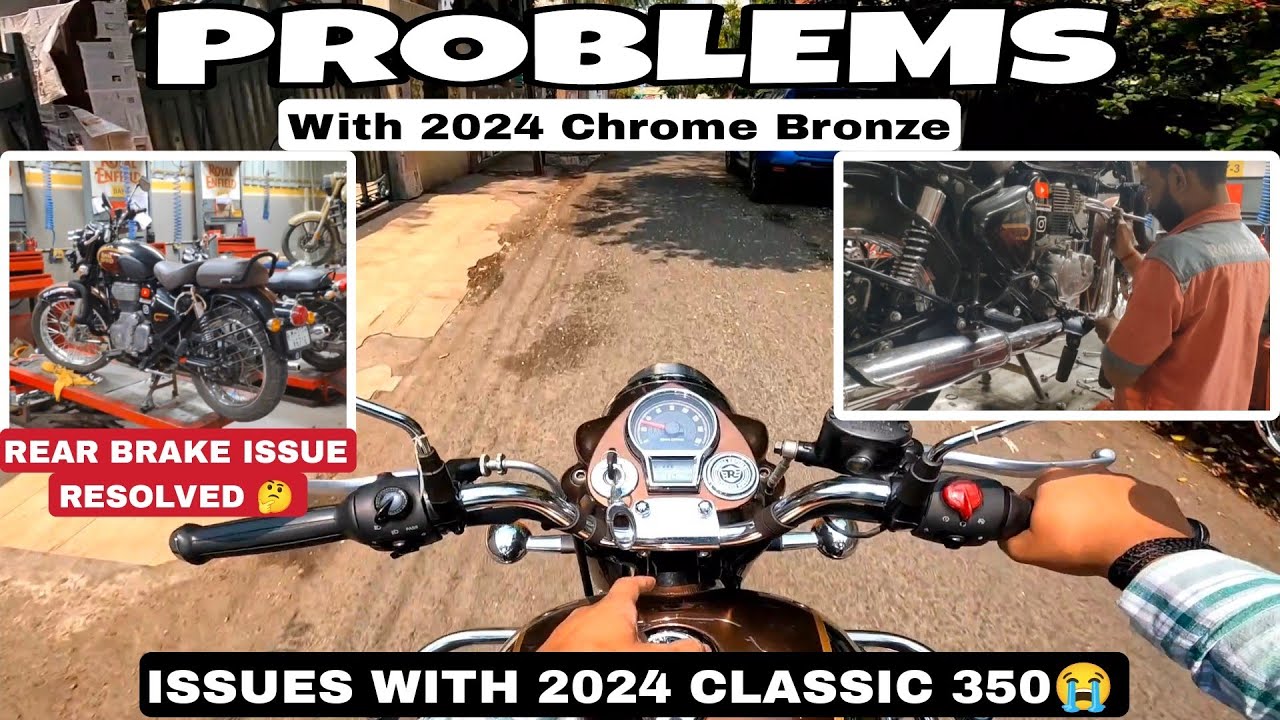 RoyalEnfield Classic 350 Reborn Disadvantages | Classic 350 2024 Chrome Bronze handle bar issue