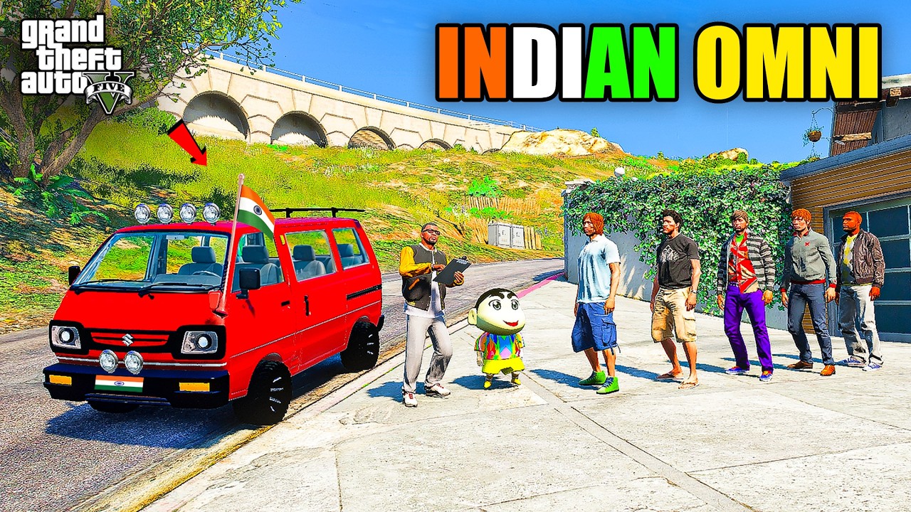 Franklin & Shinchan Buy Indian Suzuki Omni  Van And Start Public Transportation Business in GTA 5