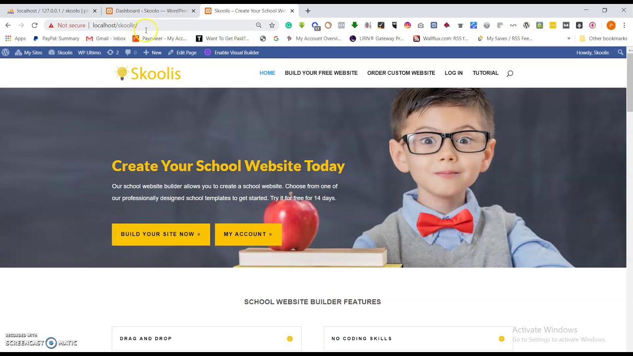 How to create a WordPress Multisite using Divi theme and Wp Ultimo: Introduction: Lesson 2