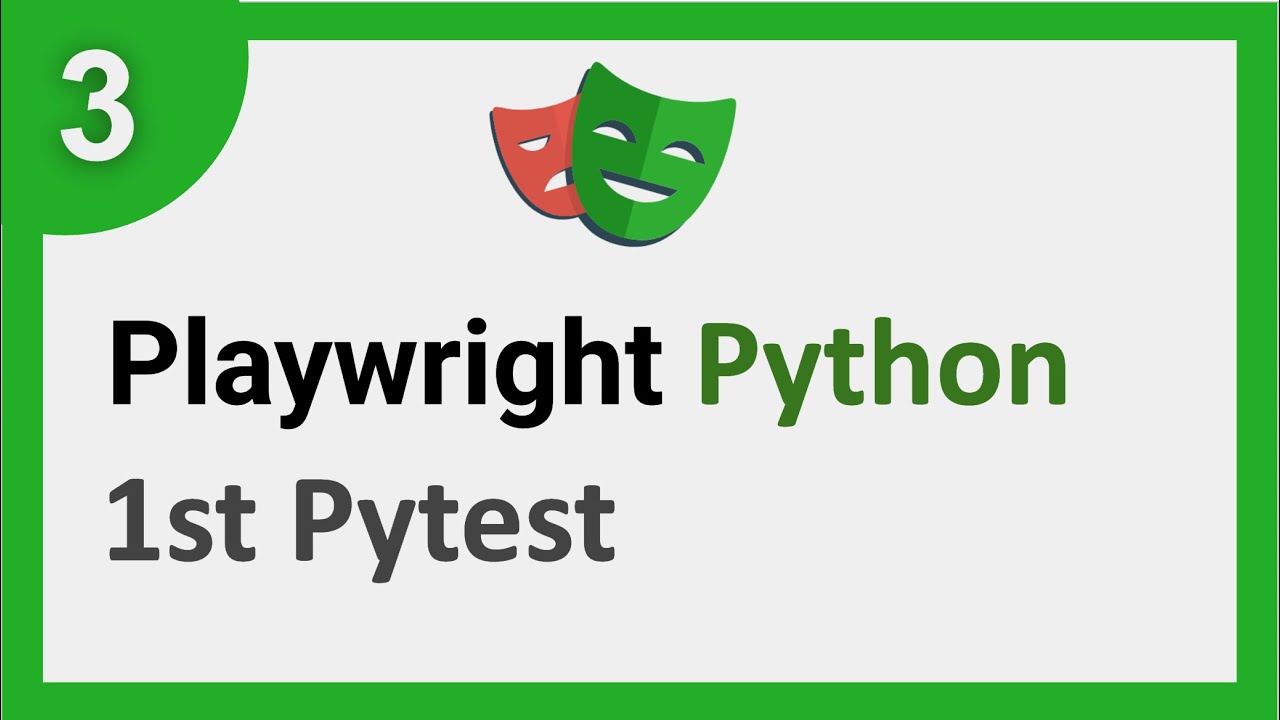 Playwright Python 3 | How to create First Pytest