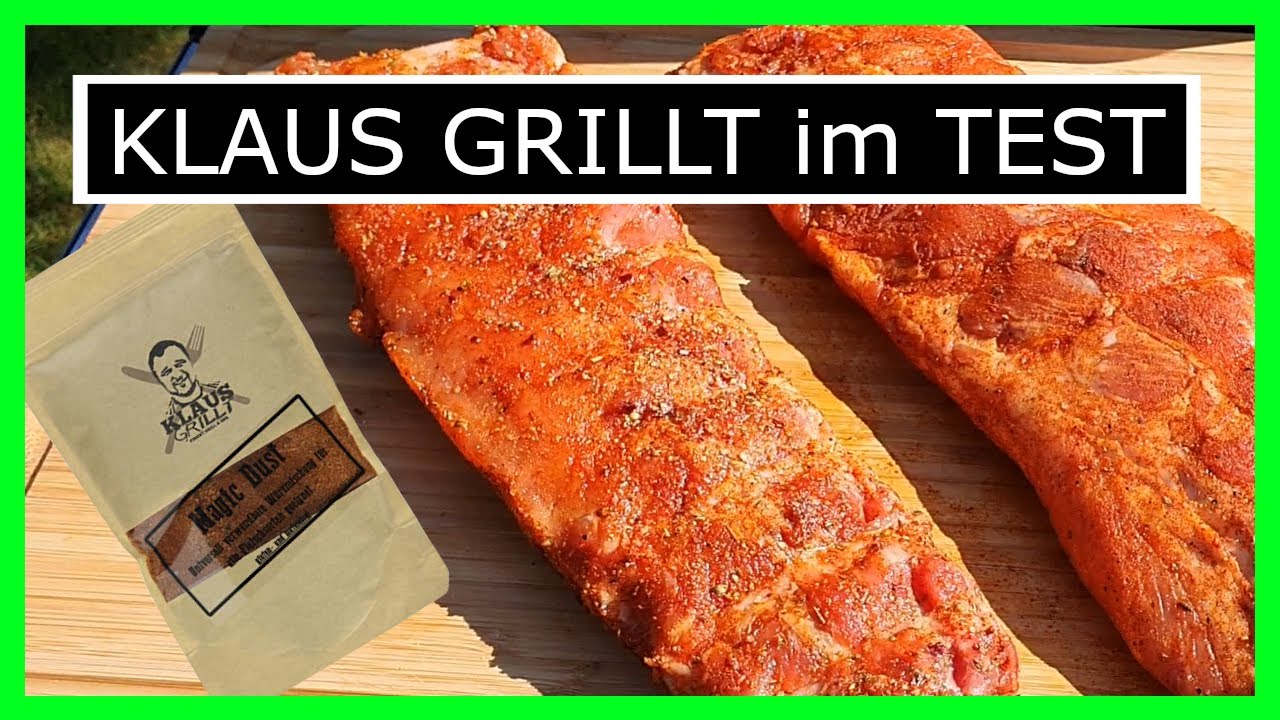 Klaus Grillt im Test - Wie gut sind seine Gewürzmischungen? [Rippchen mit Magic Dust, OFA Rub]