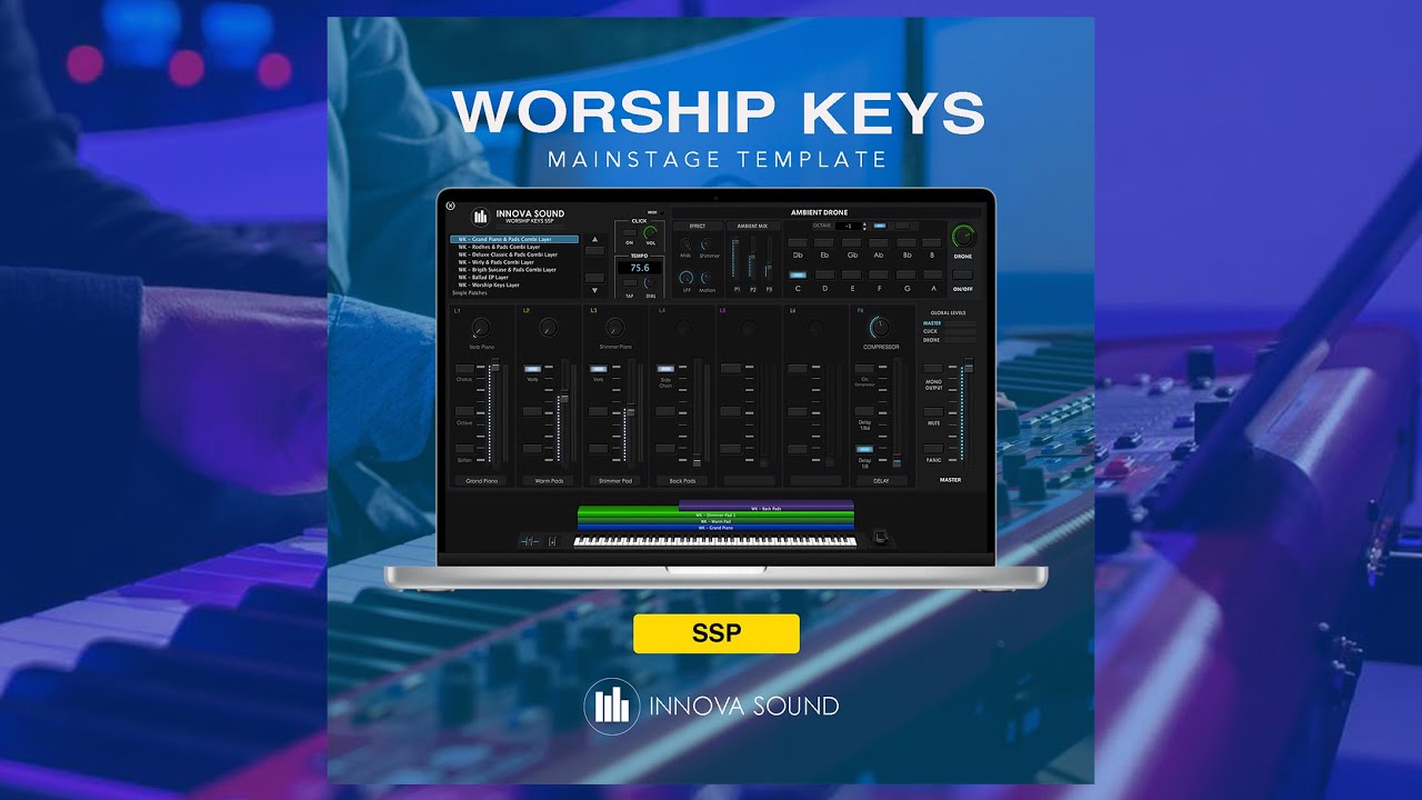 Worship Keys - Mainstage Template