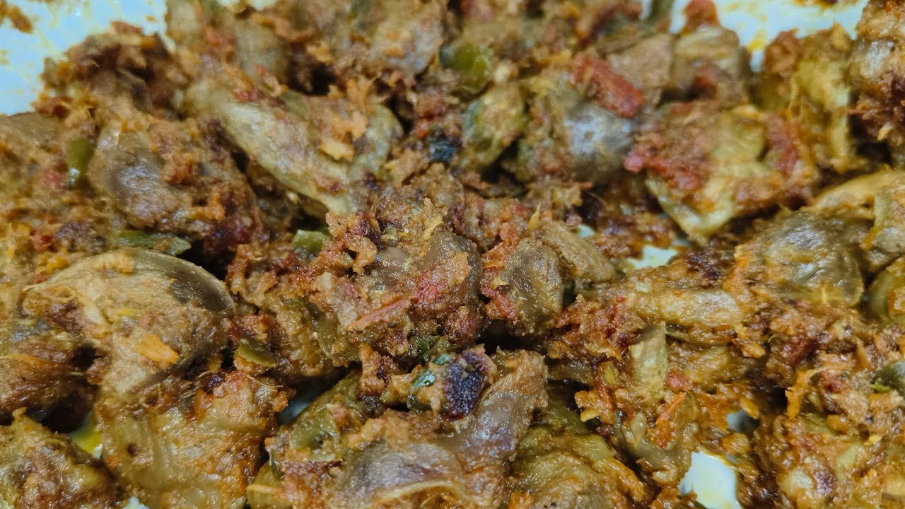 Chicken Gizzard fry |easy chicken gizzard recipe| fried Chicken Gizzard 