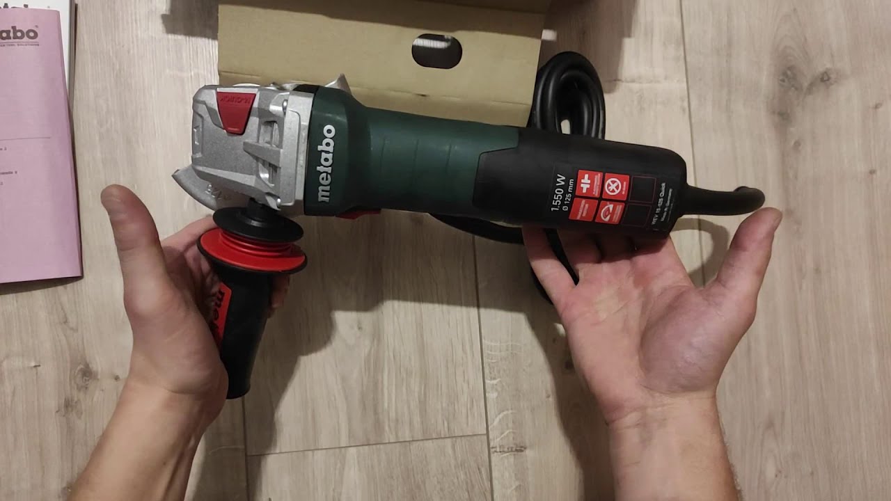 METABO WEV 15-125 QUICK - rozbalenie a prvé rezy