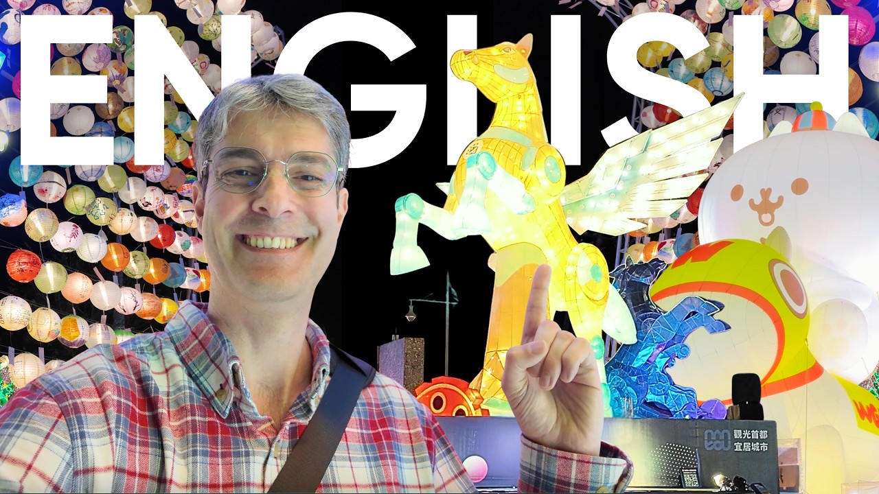 LEARN ENGLISH at a Lantern Festival | Real English Comprehensible Input