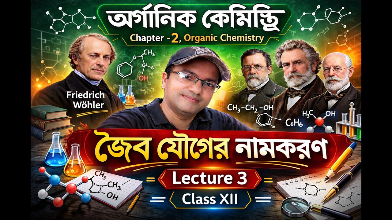জৈব যৌগের নামকরণ, Organic Chemistry Lecture 3,