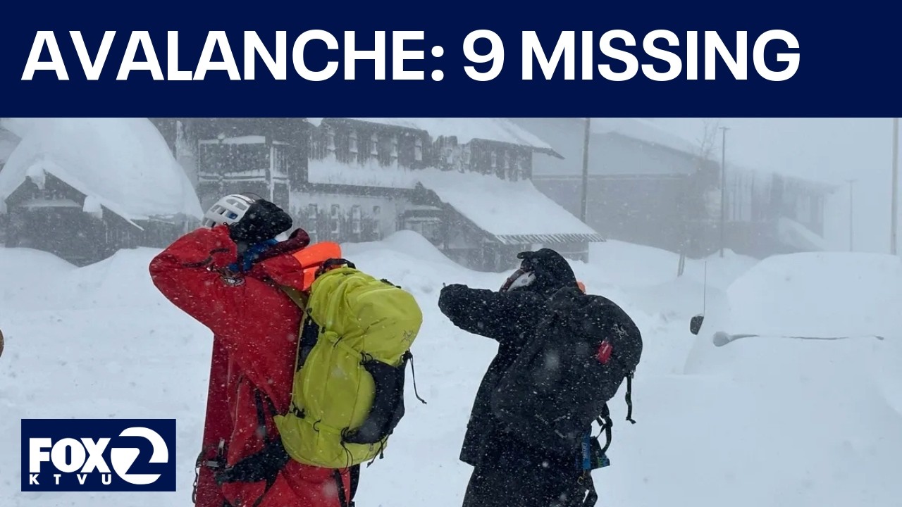 9 people still missing in Tahoe avalanche: sheriff