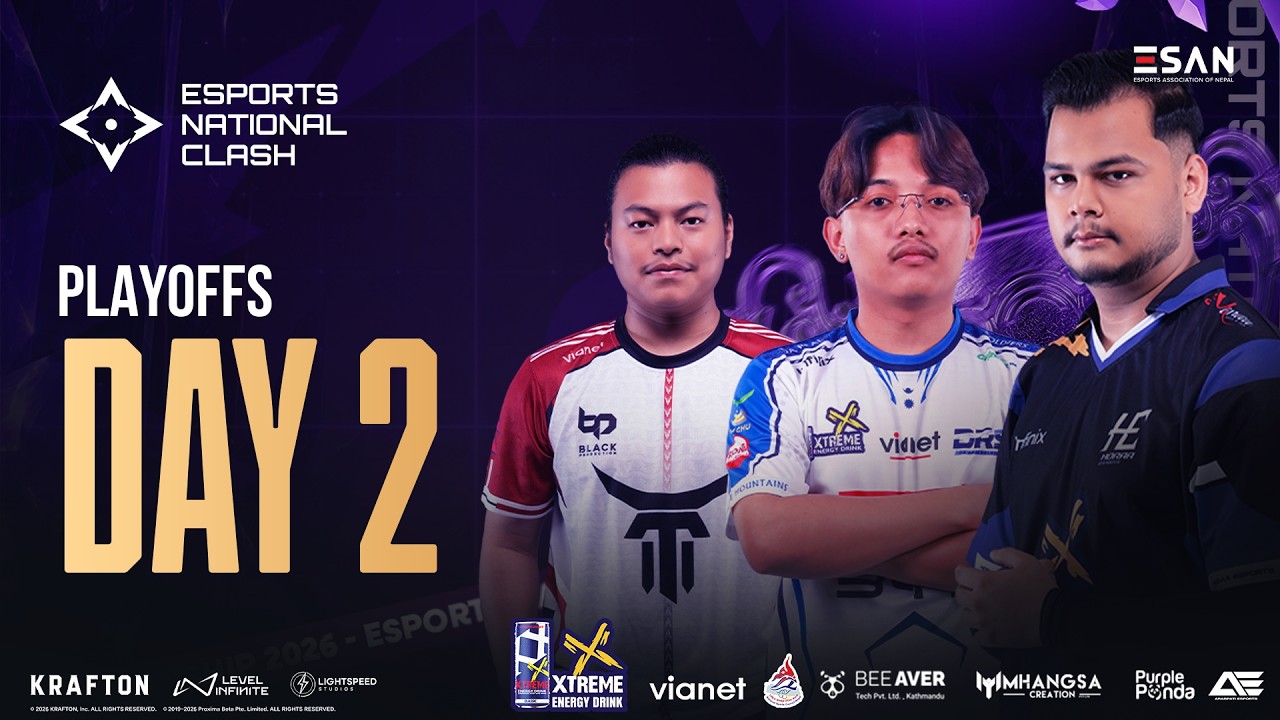 [NP] ESPORTS NATIONAL CLASH 2026 | PLAYOFFS DAY 2 | #DRS #T2K #HORAA #ASL