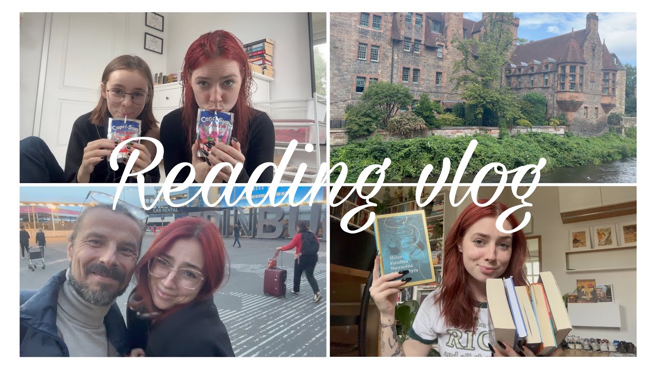 Edynburg, Kundera, back to school i smoki ❤️ Reading vlog 📖 📚