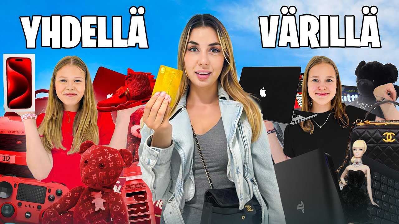 OSTAN SEURAAJILLE KAIKEN YHDELLÄ VÄRILLÄ MITÄ NE HALUS  🛒🤩