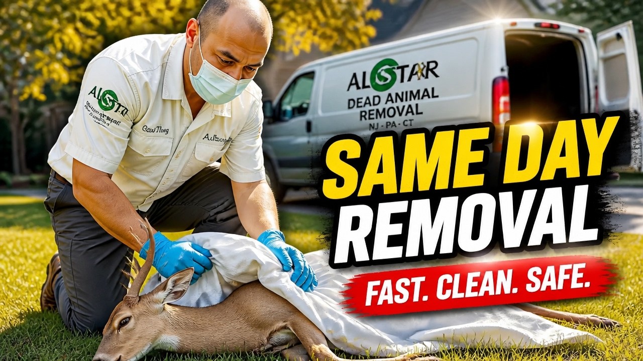 Dead Deer Removal Essex County NJ &mdash; Same Day Pickup