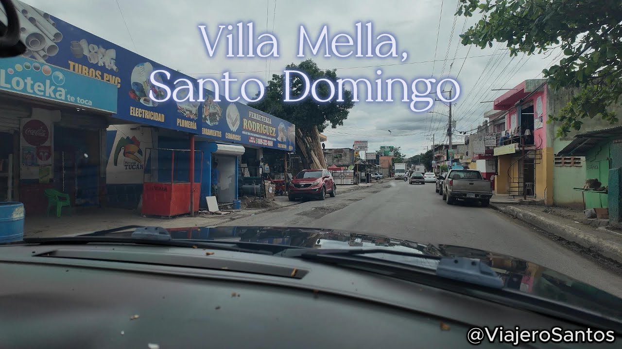 Recorrido en Carro por Villa Mella de Santo Domingo, RD