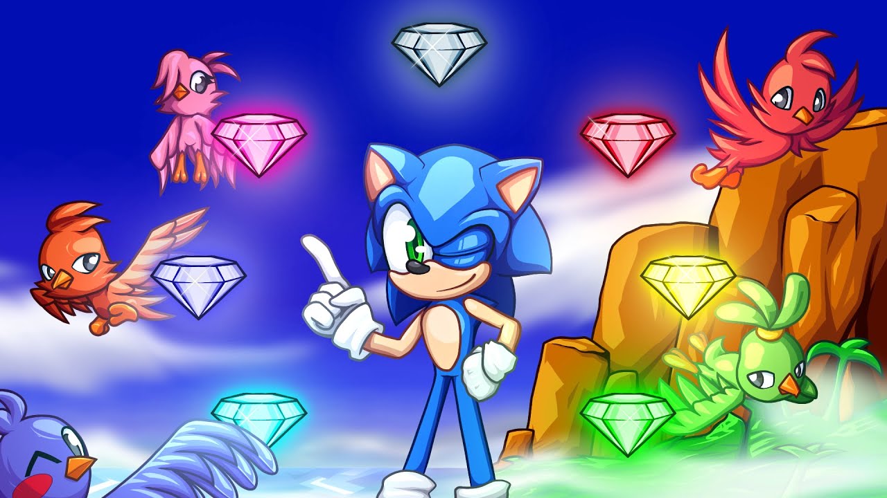Полное Прохождение за Соника!!! Лучшая Концовка!!! #1 | Sonic 3D in 2D