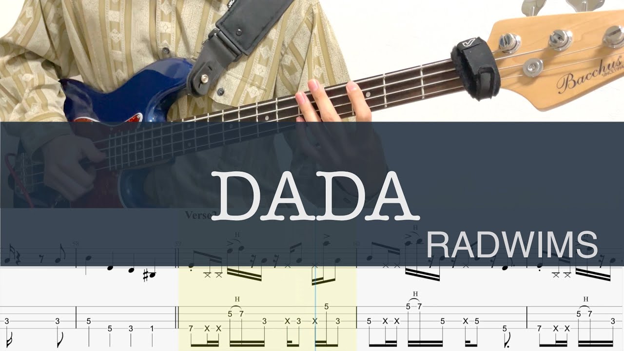 DADA/ベースTAB/RADWIMPS cover