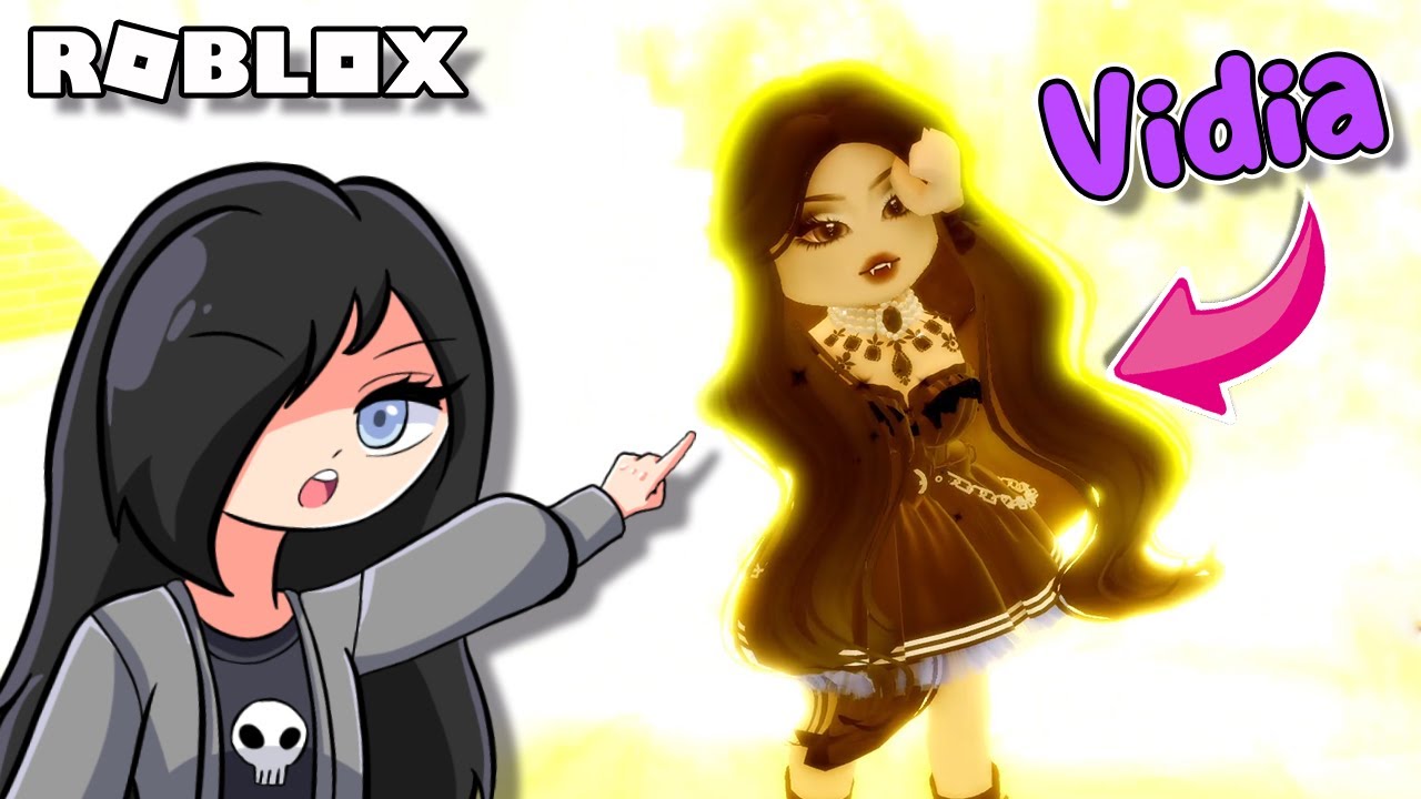 Vidia Plays Royale High in Roblox