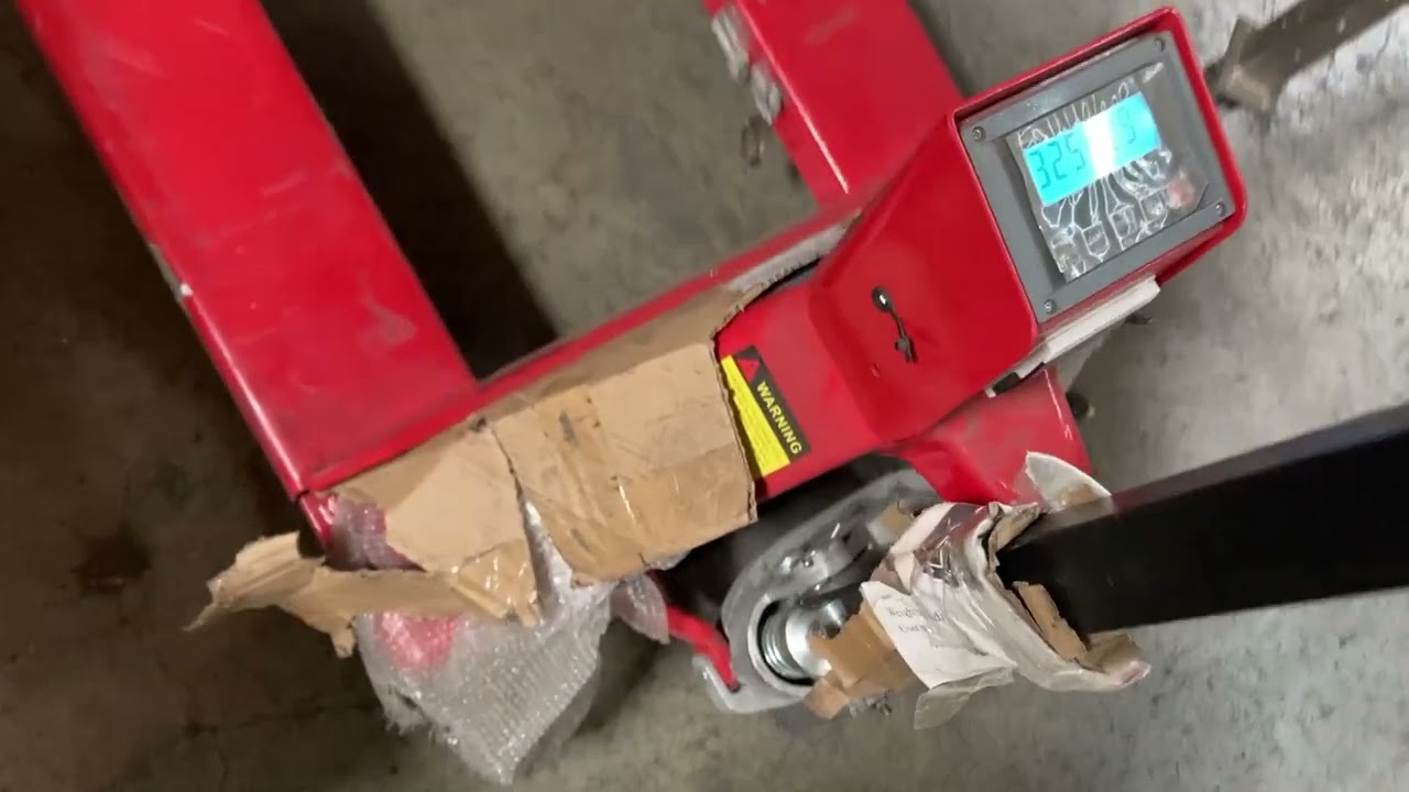 Weight Fluctuating on Pallet Jack, Try This