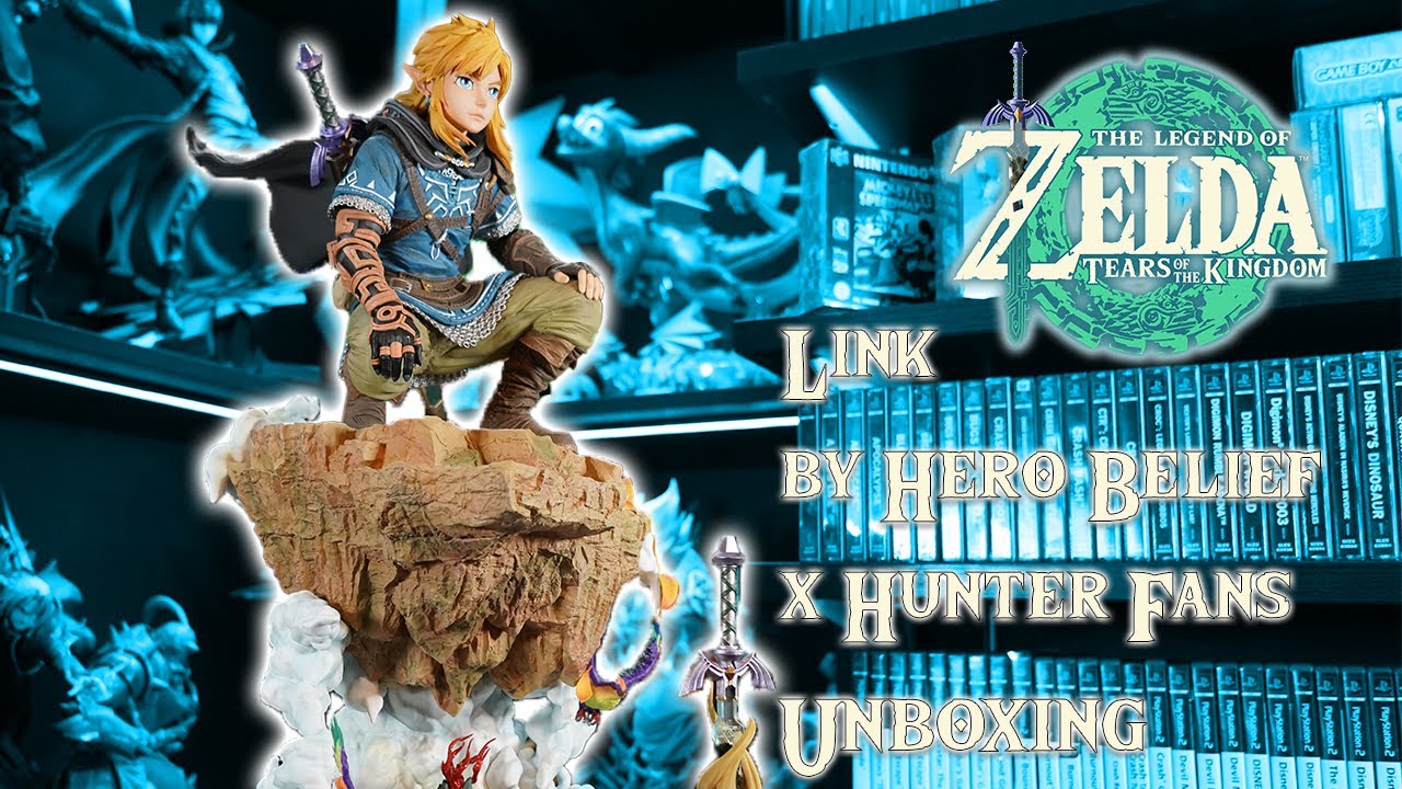 The Legend of Zelda TOTK Link 1/4 Scale Statue by Hero Belief x Hunter Fans Studio | Unboxing