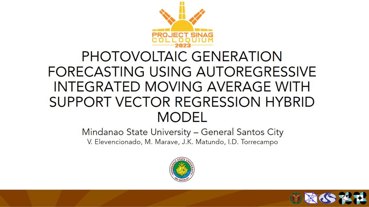 Photovoltaic Generation Forecasting using Autoregressive Integrated Moving Average with..