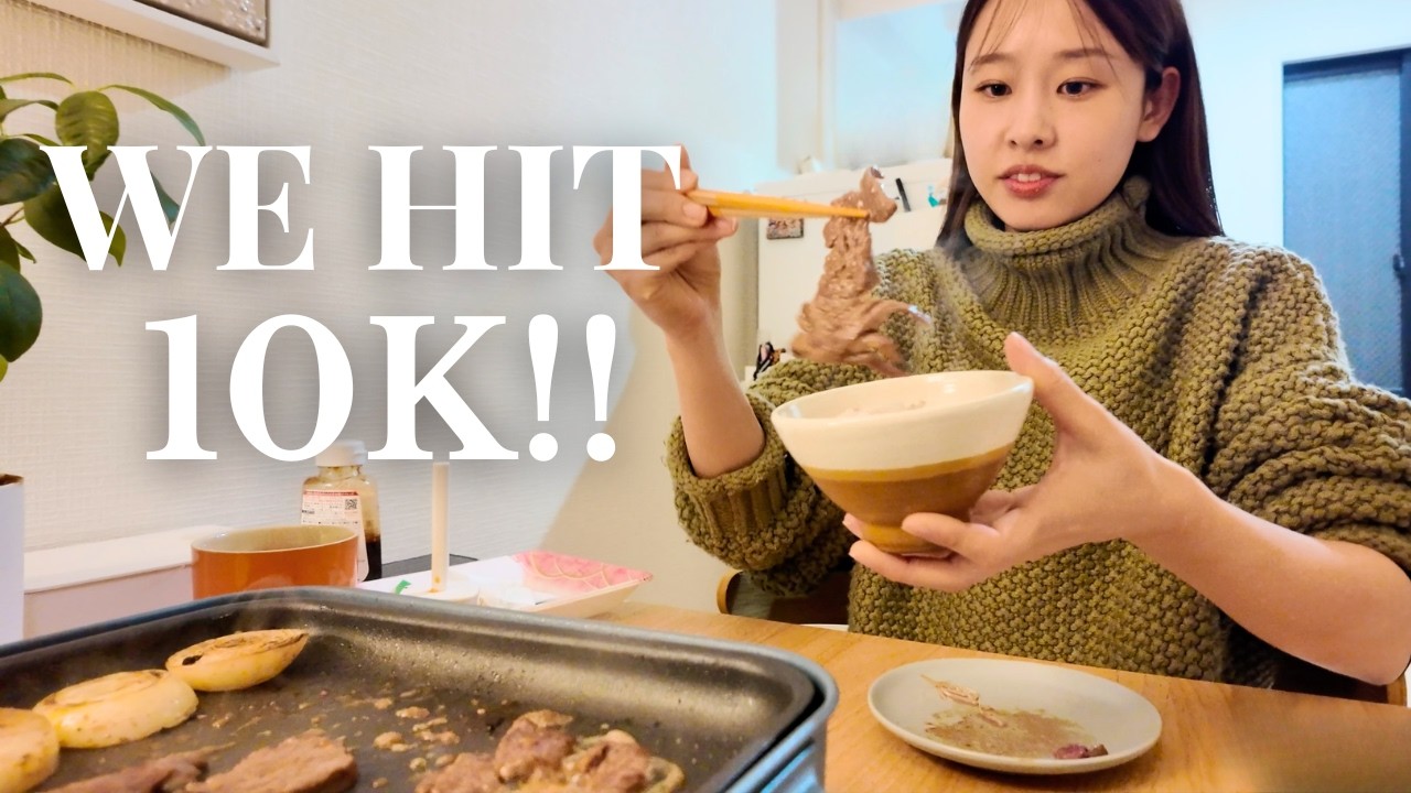 Celebrating 10K with a Cozy Japanese BBQ at Home