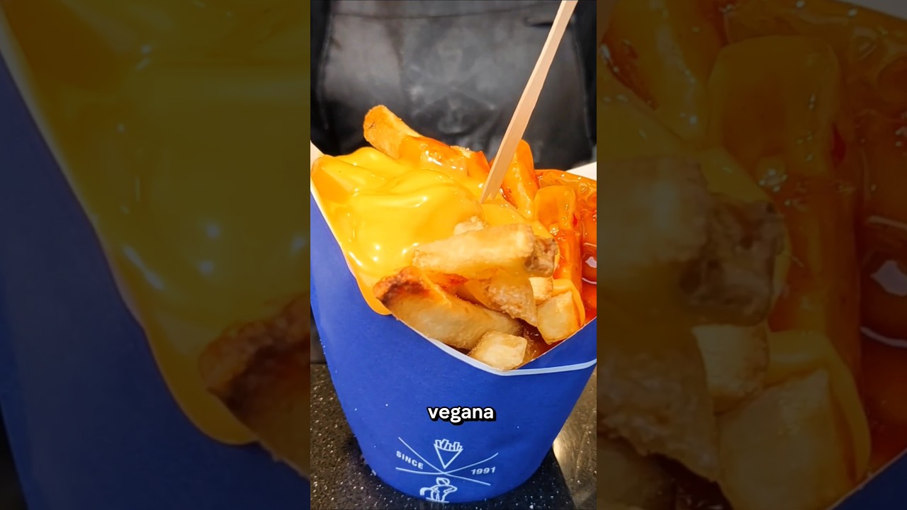 Famosas patatas de Amsterdam #amsterdam #patatasfricas que comer en Amsterdam #holanda