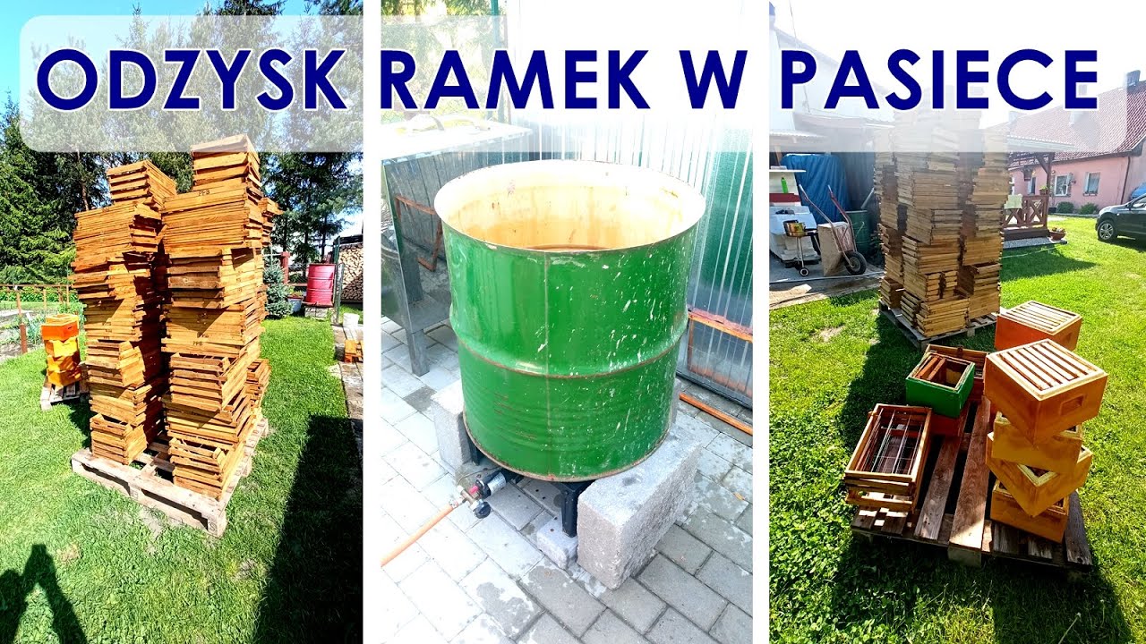 Odzysk starych ramek, dezynfekcja sprzętu