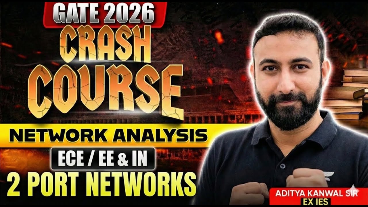GATE 2026 Crash Course | Network Analysis | 2 Port networks | Aditya Kanwal Sir
