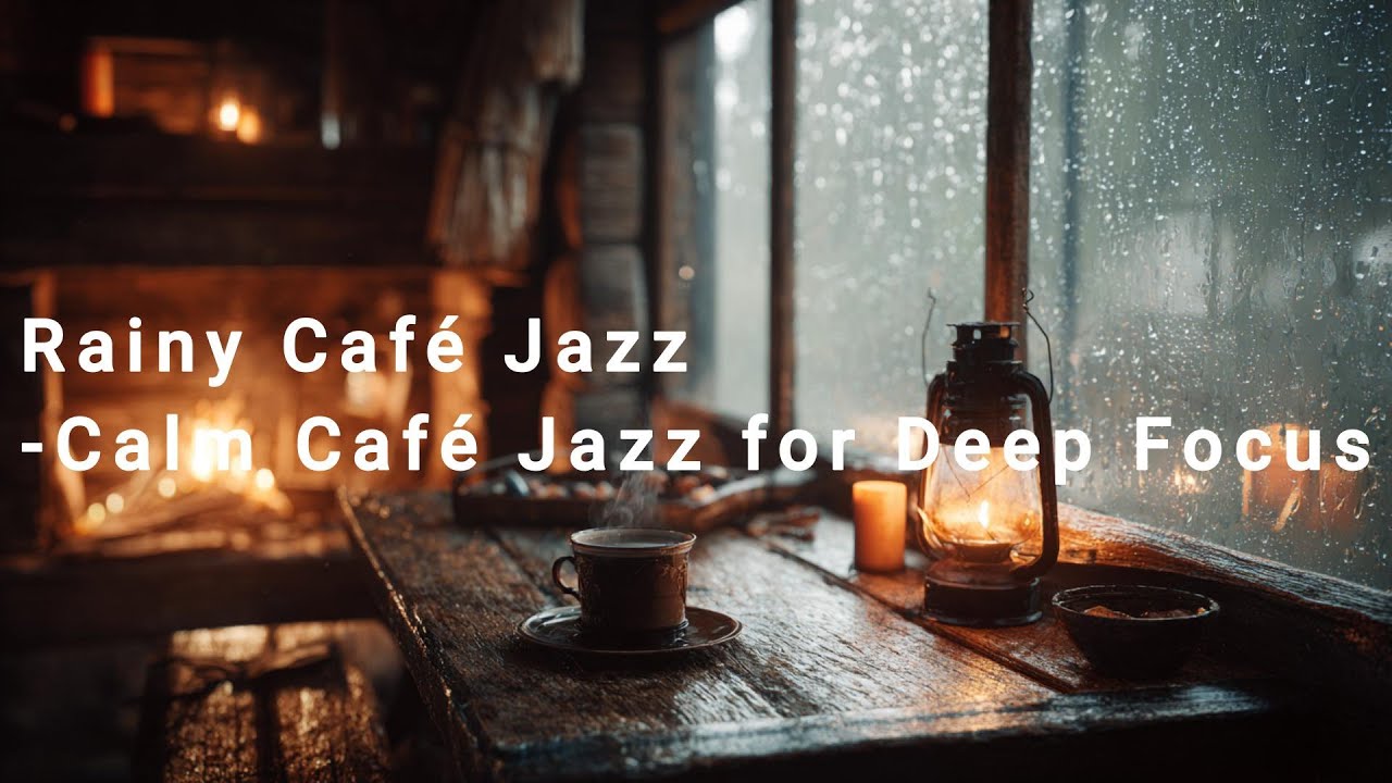 【cafe BGM】Rainy Cafe Jazz— Calm Café Jazz for Deep Focus#smoothjazz #bgm #littlejoylounge