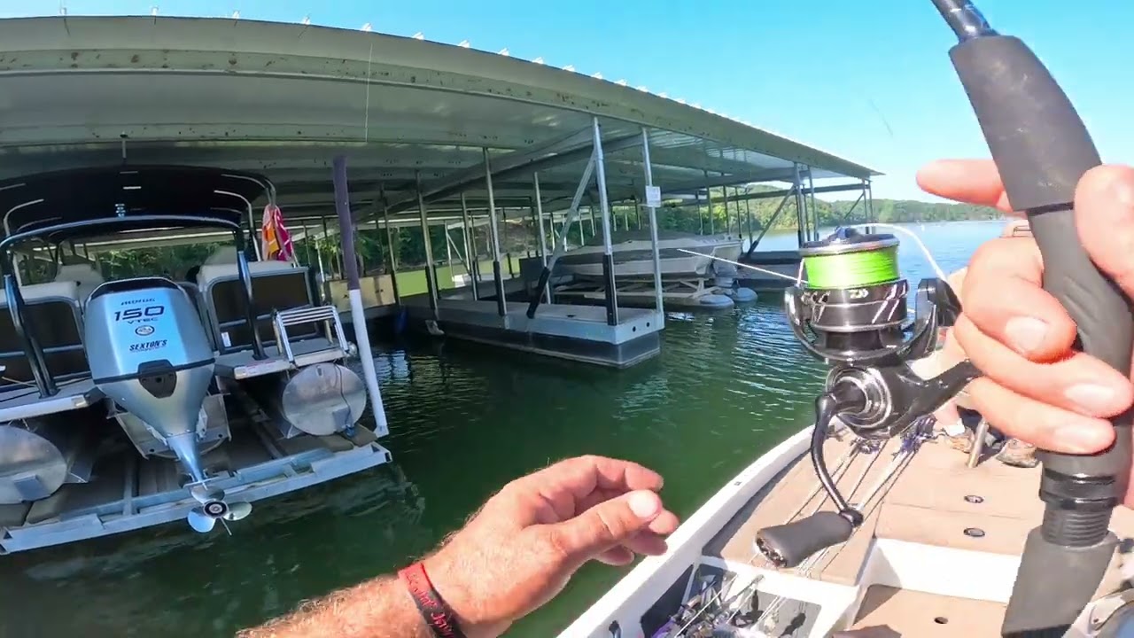 Cherokee lake Bass fishing. Very short day. July 27th 