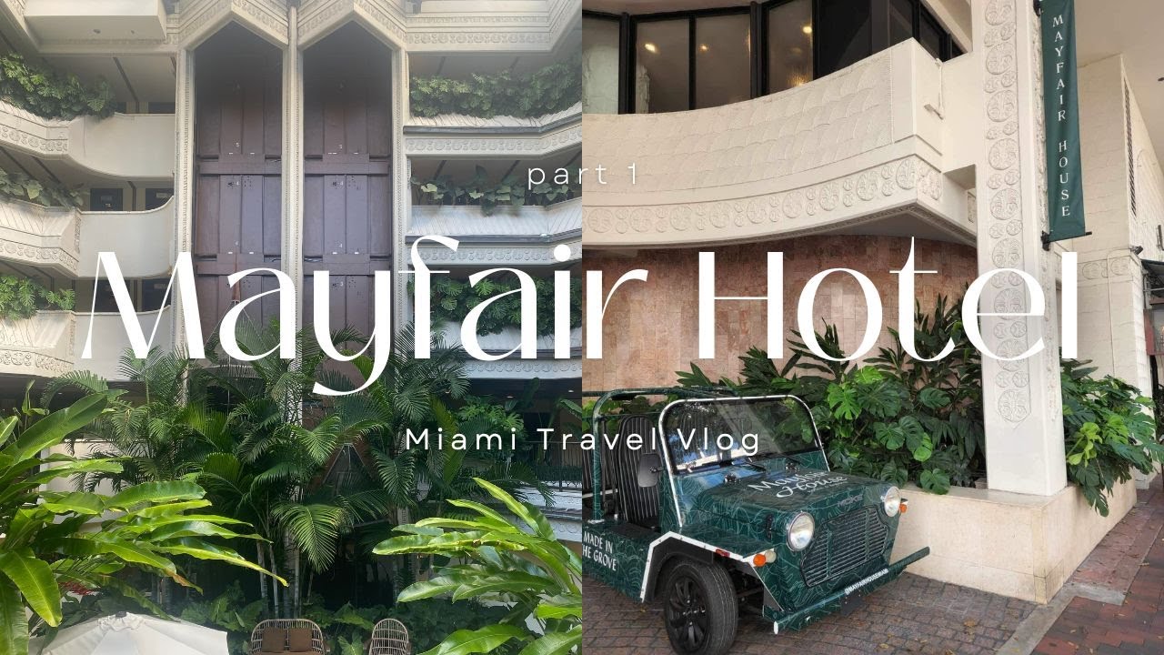 Mayfair Hotel Miami Review:  BEST Hotel in Coconut Grove! Full Room Tour!