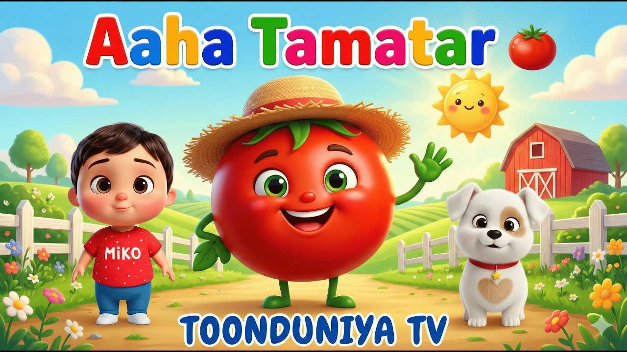 Aaha Tamatar 🍅 | Animals Name Pop-Up Song 🐾 | Kids Video | TOONDUNIYA TV