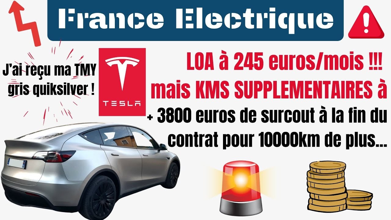 TESLA 2025 / Attention &agrave; la LOA... et OUI j&rsquo;ai craqu&eacute; sur le TMY gris QuickSilver...