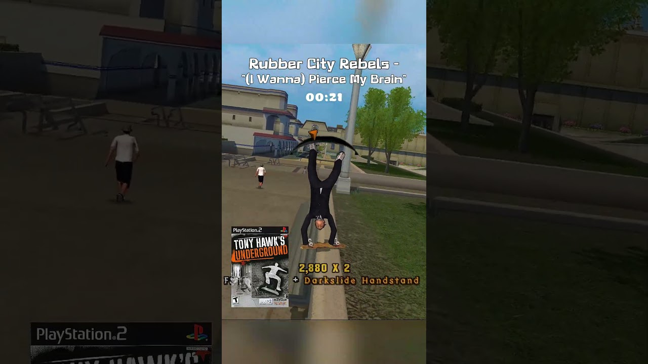 60 seconds of the top songs from Tony Hawk's Underground! #thps #tonyhawk #ps2 #soundtrack