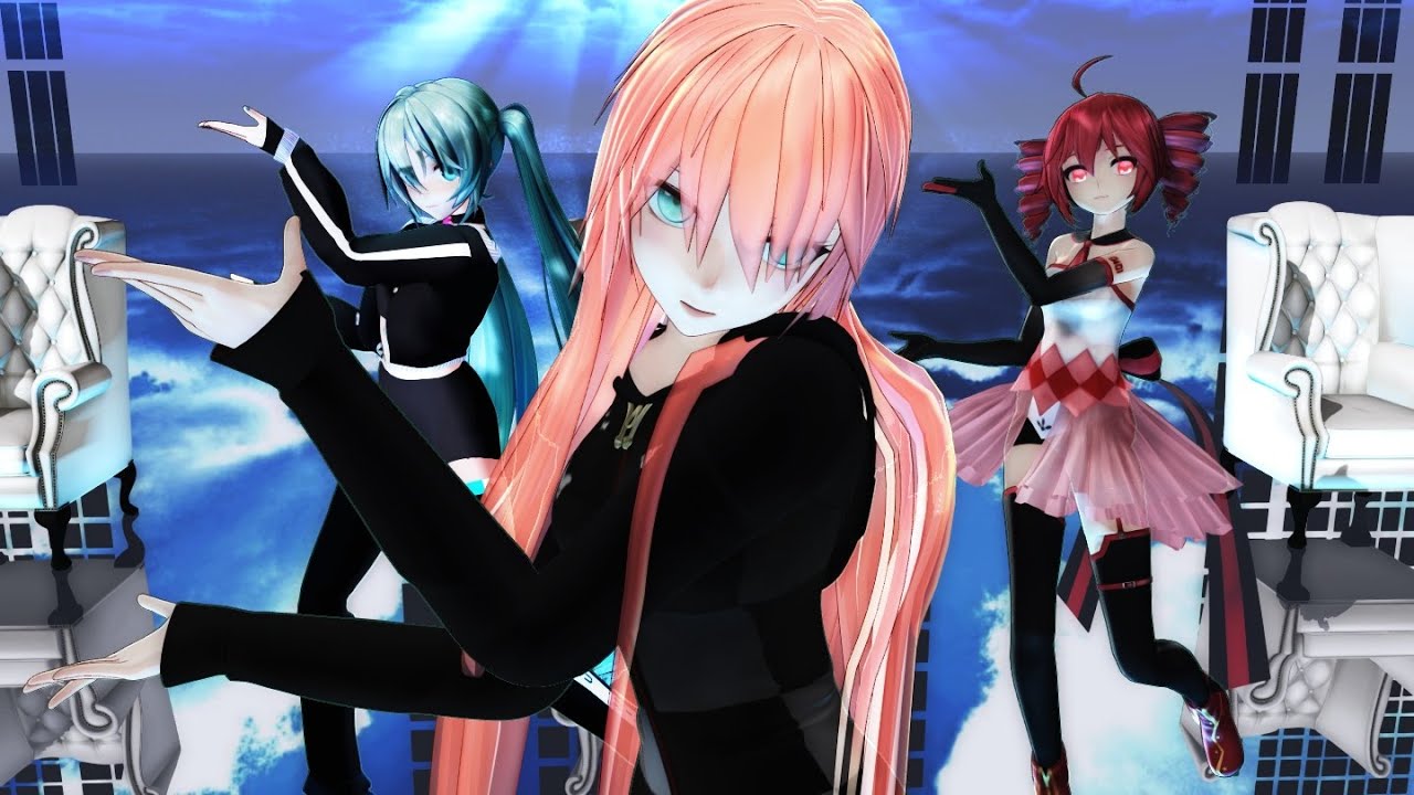 【MMD】jewel（ネギドリル＆ルカ版）／抑えきれないルカとミクとテトの鼓動が伝わってくる